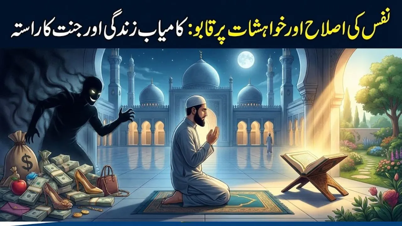 Islam mein nafs ki islah, khwahishat par qaboo aur shariat ki pabandi ki taleem