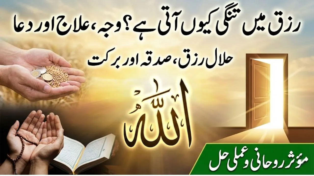 rizq mein tangi ka ilaj, rizq barhane ki dua, hamesha barakat wala rizq, halq aur qudrati tareeqay